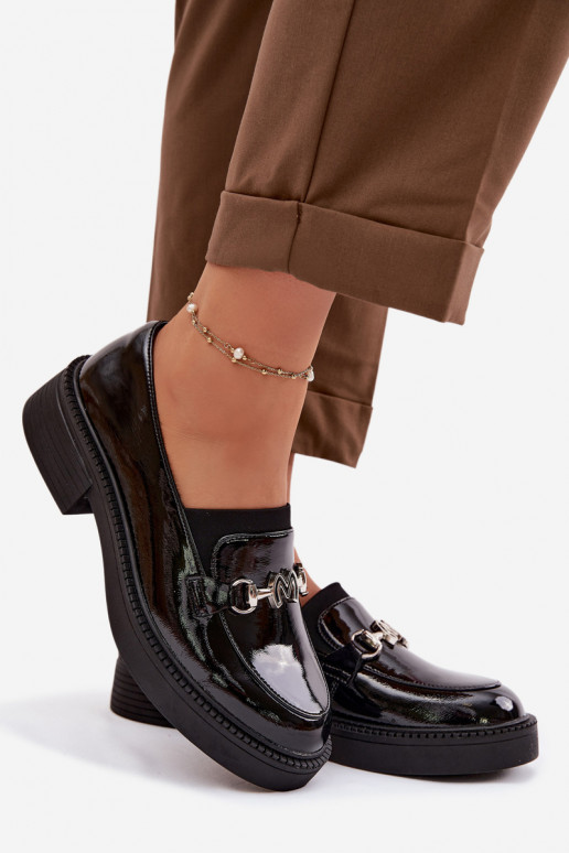 Pealhk Lakitud mokassiinid Pealiste omad Koos Ornate Detalem Vinceza 39985 msuud