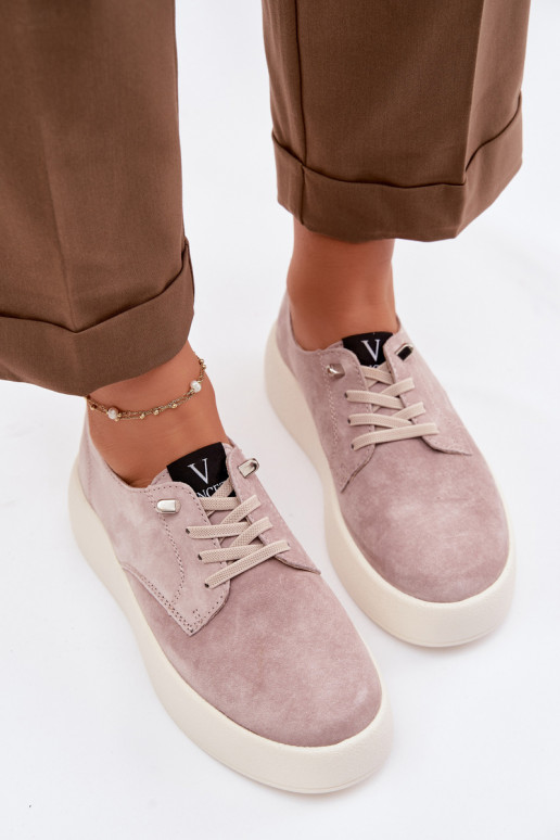 seemisnakhsed jalatsid Pealiste omad platvormiga Vinceza 79605 beeži värvi