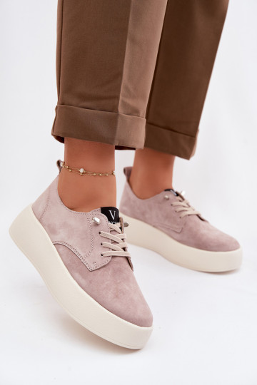 seemisnakhsed jalatsid Pealiste omad platvormiga Vinceza 79605 beeži värvi 2