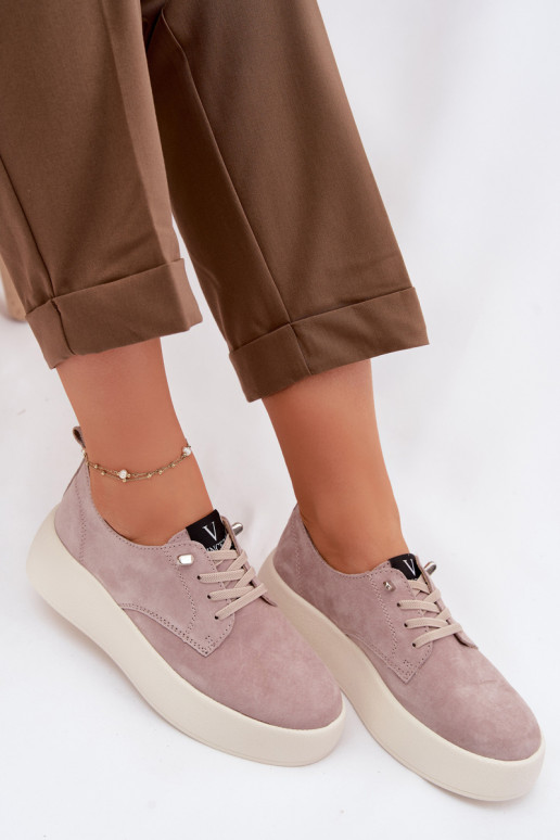 seemisnakhsed jalatsid Pealiste omad platvormiga Vinceza 79605 beeži värvi