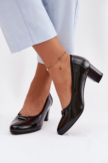 Kingad kõrge jämeda kontsaga Vinceza 58622 msuud