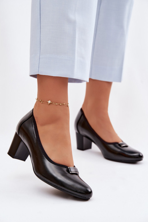 Kingad kõrge jämeda kontsaga Vinceza 58622 msuud