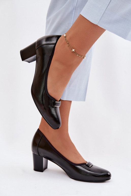 Kingad kõrge jämeda kontsaga Vinceza 58622 msuud