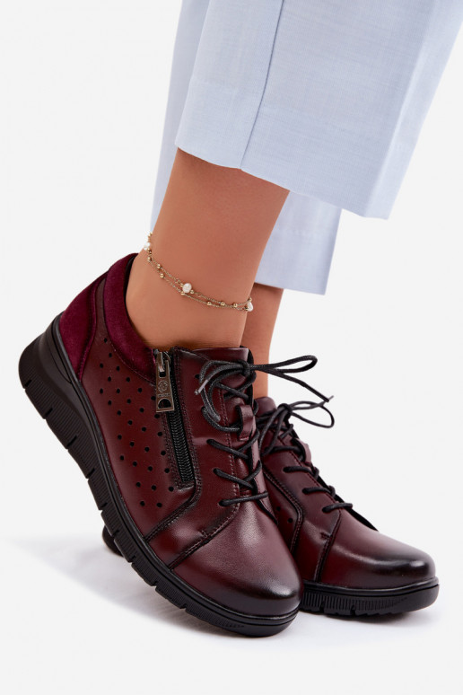 Pealhk jalatsid Pealiste omad platvormiga Vinceza 39977 bordoo-värvi