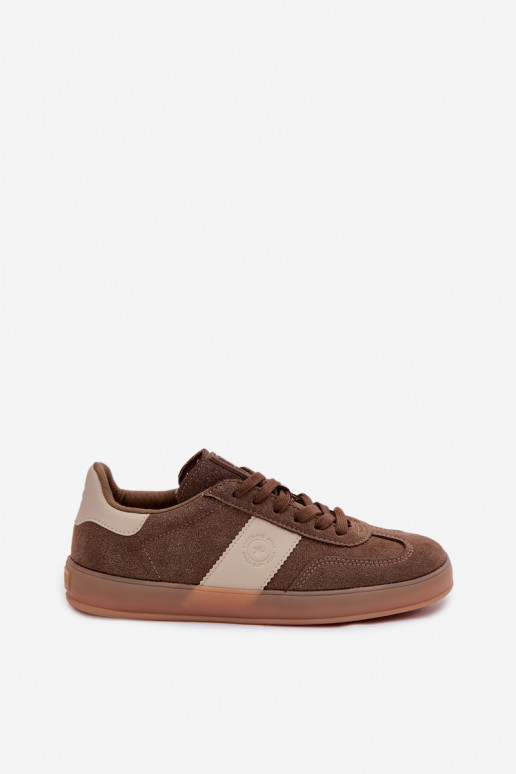 Sneakers tüüpi jalanõud Pealiste omad Big Star TT274116 pruunid värvi