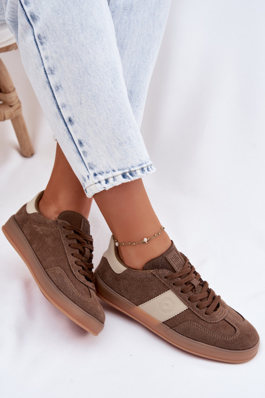 Sneakers tüüpi jalanõud Pealiste omad Big Star TT274116 pruunid värvi