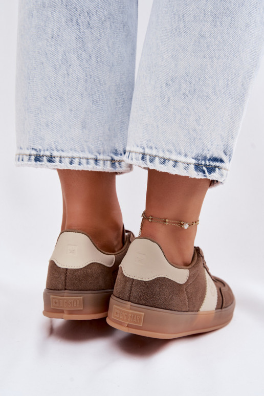Sneakers tüüpi jalanõud Pealiste omad Big Star TT274116 pruunid värvi