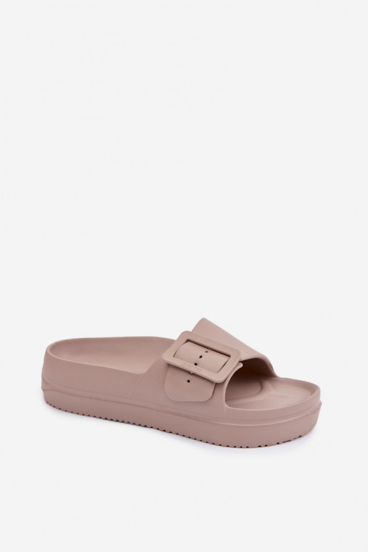 Kerged sussid platvormiga neetide ja pandlaga Big Star TT274A079 beeži värvi