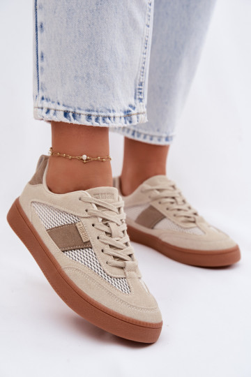 Sneakers tüüpi jalanõud Pealiste omad Big Star TT274759 beeži värvi 2