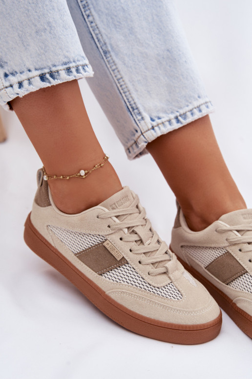 Sneakers tüüpi jalanõud Pealiste omad Big Star TT274759 beeži värvi
