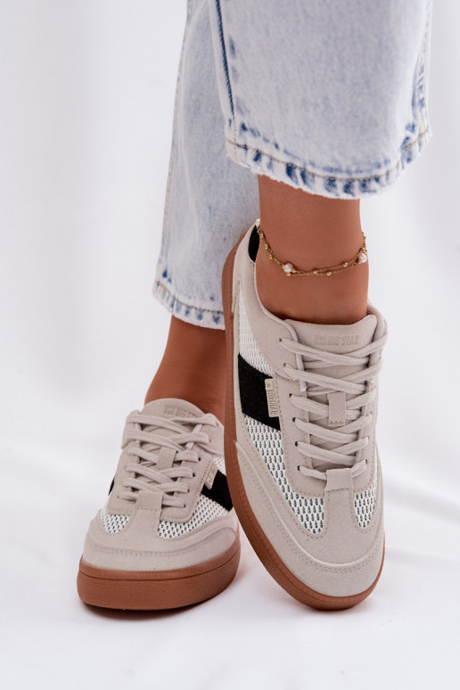 Sneakers tüüpi jalanõud Pealiste omad Big Star TT274758 Halli värvi