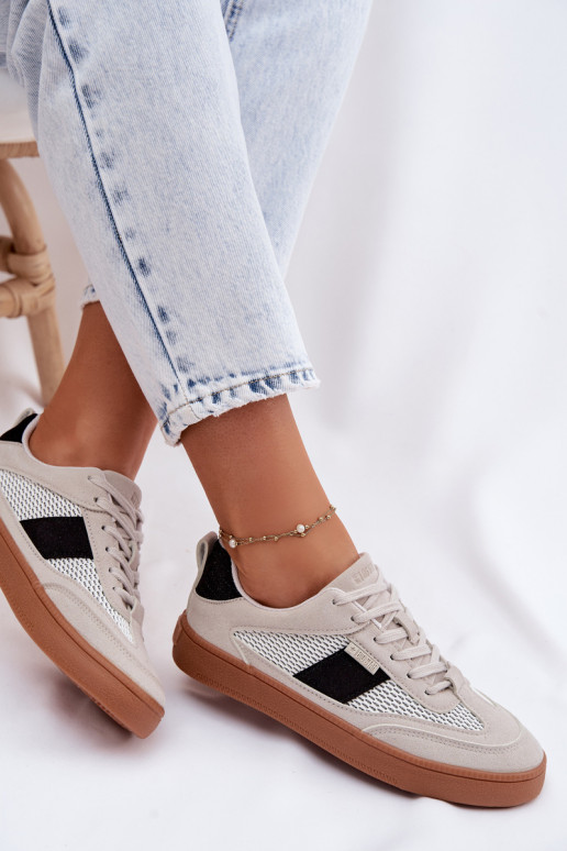 Sneakers tüüpi jalanõud Pealiste omad Big Star TT274758 Halli värvi