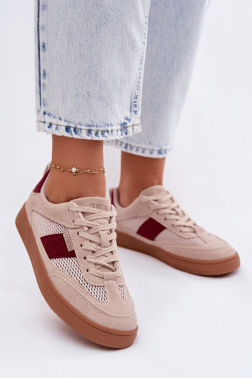 Sneakers tüüpi jalanõud Pealiste omad Big Star TT274760 Tumeroosad värvi 2