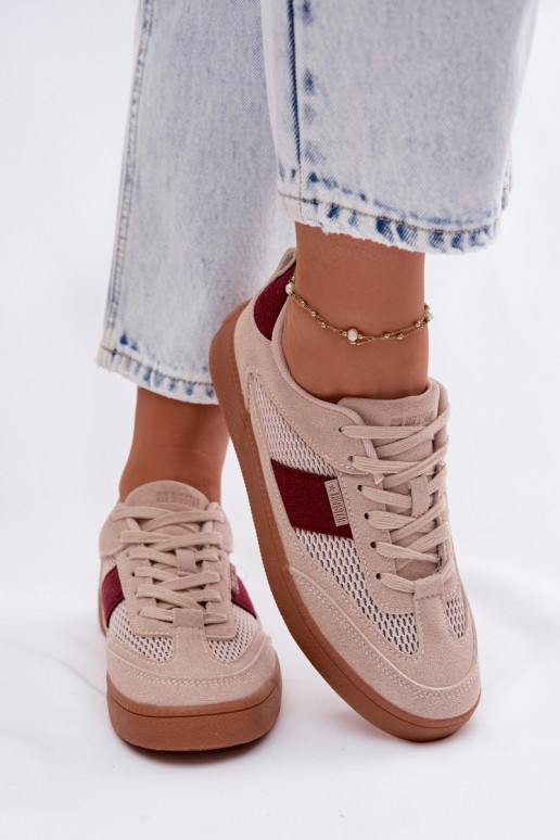 Sneakers tüüpi jalanõud Pealiste omad Big Star TT274760 Tumeroosad värvi