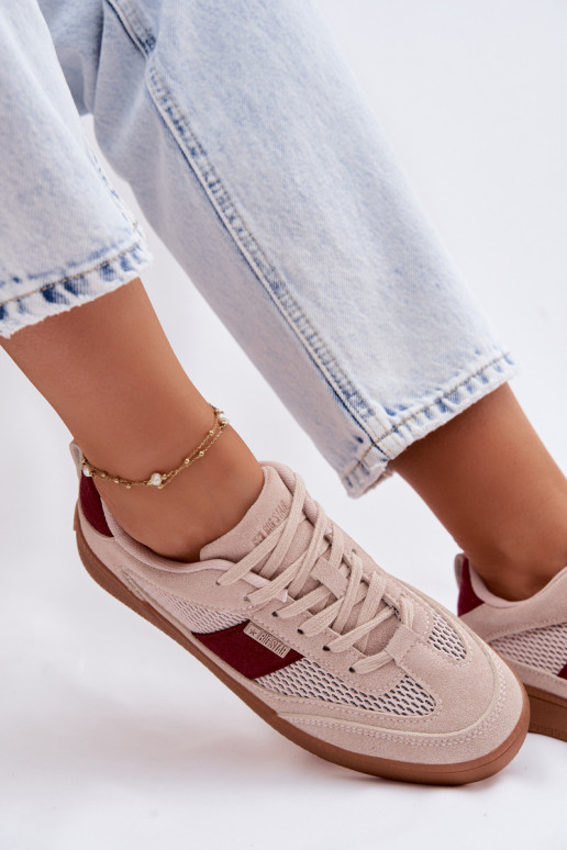 Sneakers tüüpi jalanõud Pealiste omad Big Star TT274760 Tumeroosad värvi