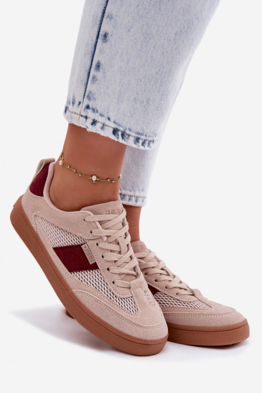 Sneakers tüüpi jalanõud Pealiste omad Big Star TT274760 Tumeroosad värvi