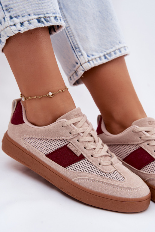 Sneakers tüüpi jalanõud Pealiste omad Big Star TT274760 Tumeroosad värvi