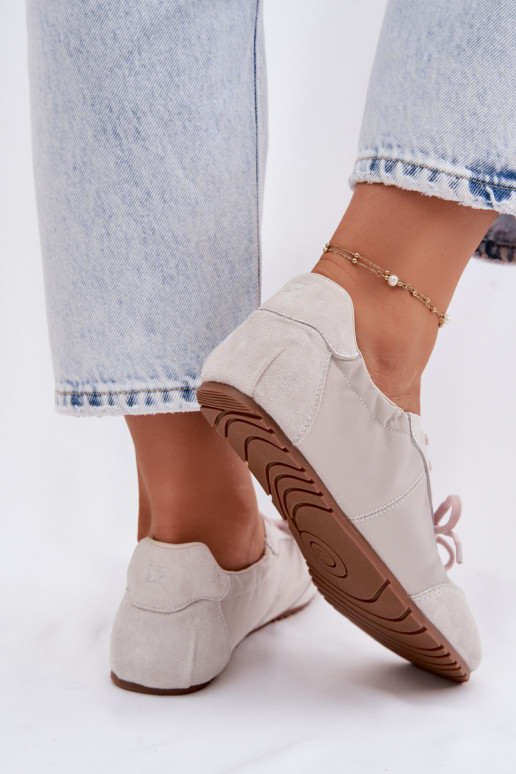 seemisnakhsed Sneakers tüüpi jalanõud Sellel ondalad naiste Big Star TT274599 beeži värvi