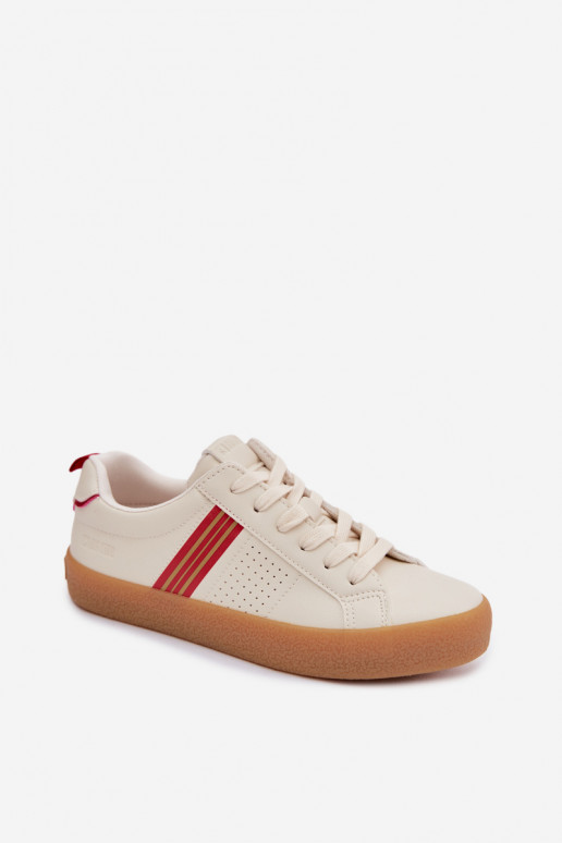 Eko Pealhk Sneakers tüüpi jalanõud Pealiste omad Big Star TT274307 Elevandiluu värvi