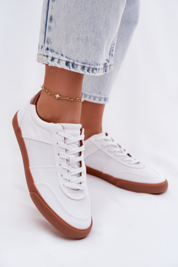 Sneakers tüüpi jalanõud Pealiste omad Big Star TT274366 valget värvi 2