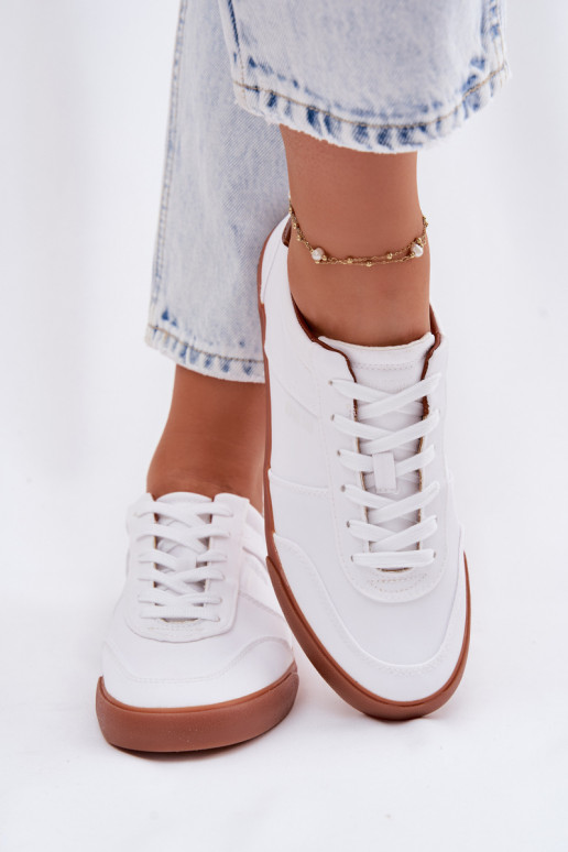 Sneakers tüüpi jalanõud Pealiste omad Big Star TT274366 valget värvi