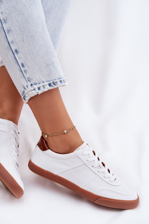 Sneakers tüüpi jalanõud Pealiste omad Big Star TT274366 valget värvi