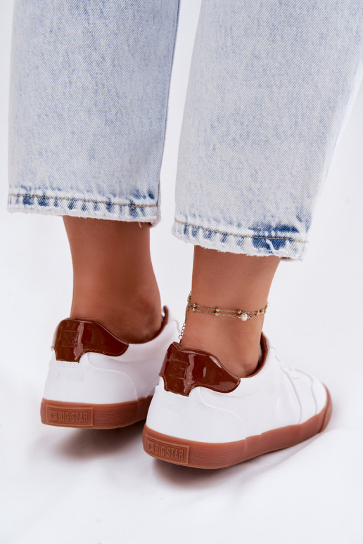 Sneakers tüüpi jalanõud Pealiste omad Big Star TT274366 valget värvi