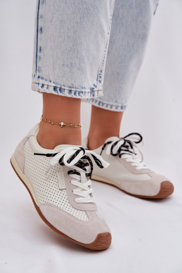 Pealhk seemisnakhsed Sneakers tüüpi jalanõud Pealiste omad Big Star TT274555 valget värvi 2