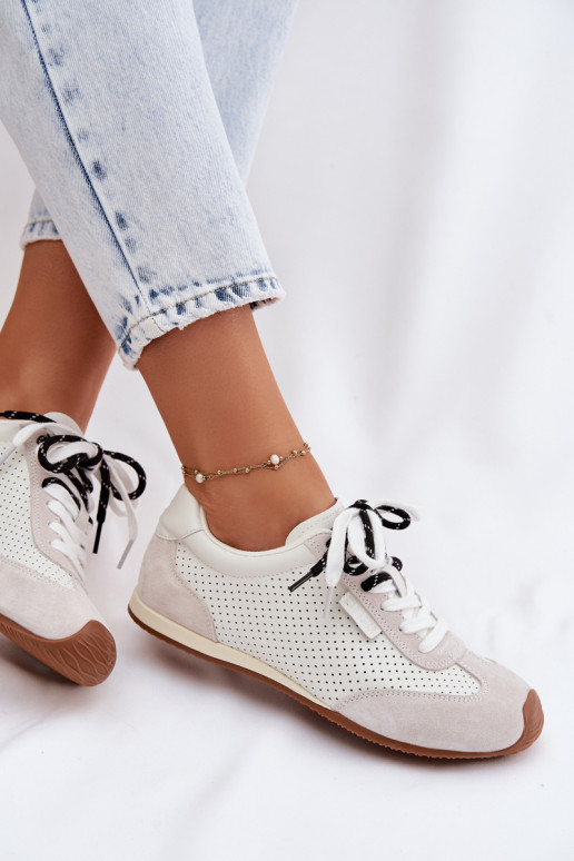 Pealhk seemisnakhsed Sneakers tüüpi jalanõud Pealiste omad Big Star TT274555 valget värvi