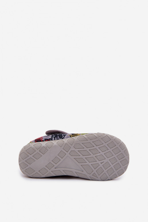 Plätud Milami Laste jalanõud krõpsudega kinnitatav Halli värvi Jasimrra
