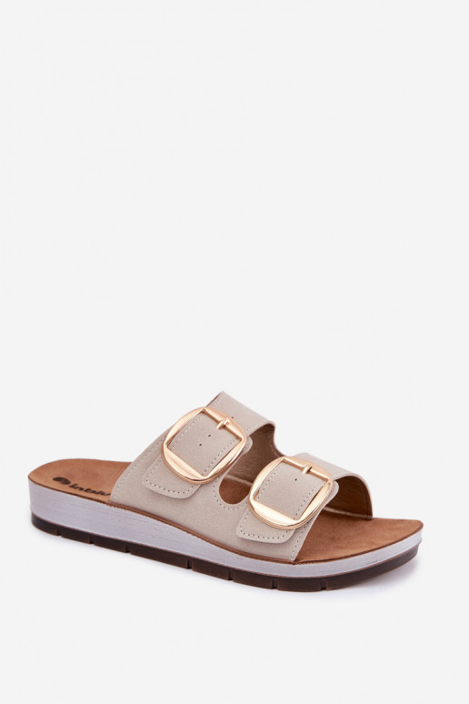 naiste plätud Ze Kuldset värvimi neetide ja pandlagami Inblu CP000061 beeži värvi