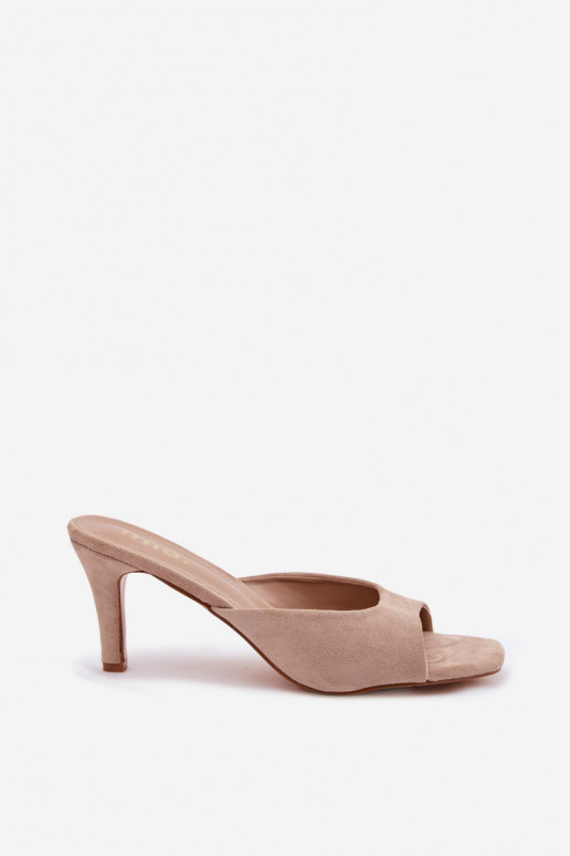 naiste plätud Peal Smukłym Obcasie beeži värvi Revina