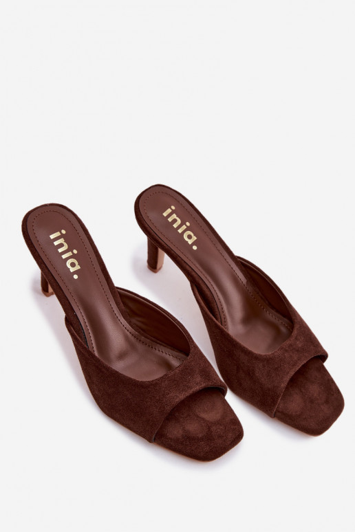 naiste plätud Peal Smukłym Obcasie Czekoladosissee Revina