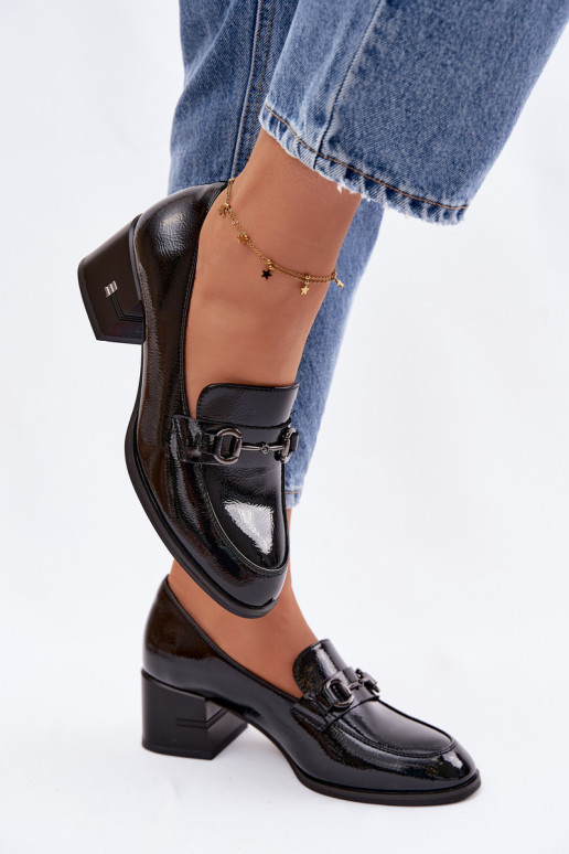 Stiilsed jalanõud Pealiste omad kõrge jämeda kontsaga Vinceza 18116 msuud