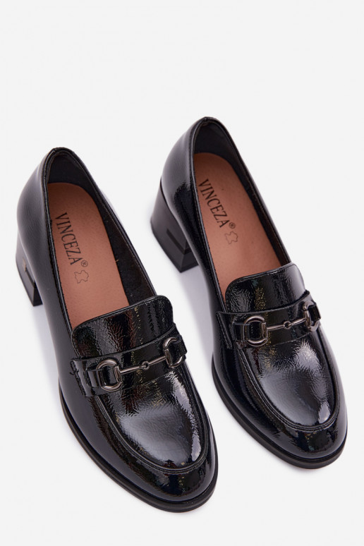 Stiilsed jalanõud Pealiste omad kõrge jämeda kontsaga Vinceza 18116 msuud