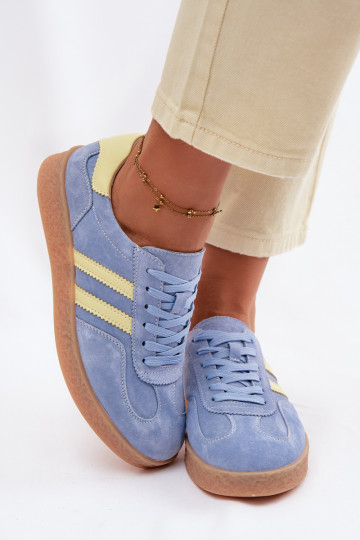 Pealhk seemisnakhsed Sneakers tüüpi jalanõud Pealiste omad S.Barski LR61-7089 Sinist värvi