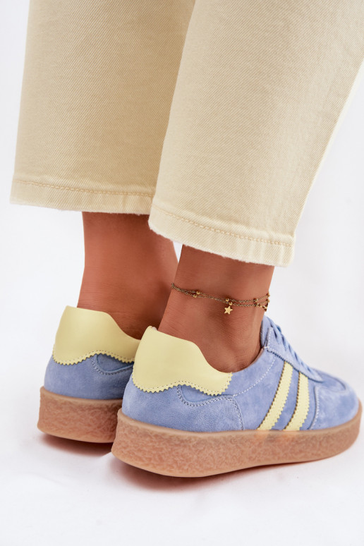 Pealhk seemisnakhsed Sneakers tüüpi jalanõud Pealiste omad S.Barski LR61-7089 Sinist värvi