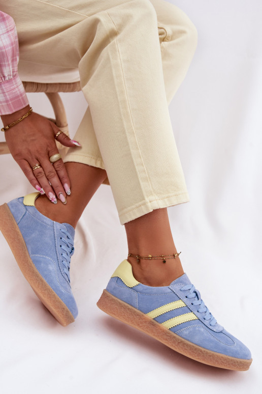 Pealhk seemisnakhsed Sneakers tüüpi jalanõud Pealiste omad S.Barski LR61-7089 Sinist värvi