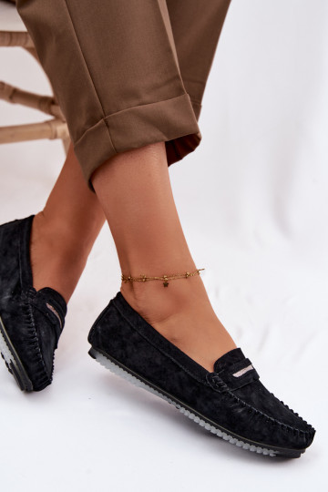 sileda tallaga naiste mokassiinidPealturalnego seemisnakhsedu S.Barski LR61-7029 msuud