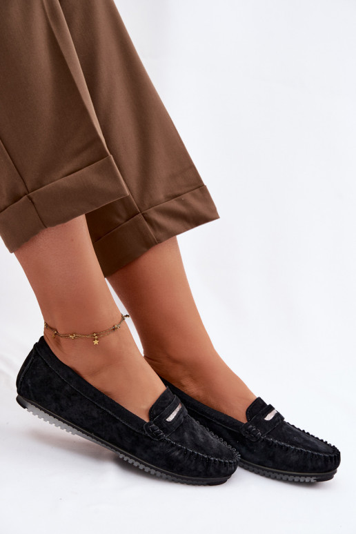 sileda tallaga naiste mokassiinidPealturalnego seemisnakhsedu S.Barski LR61-7029 msuud