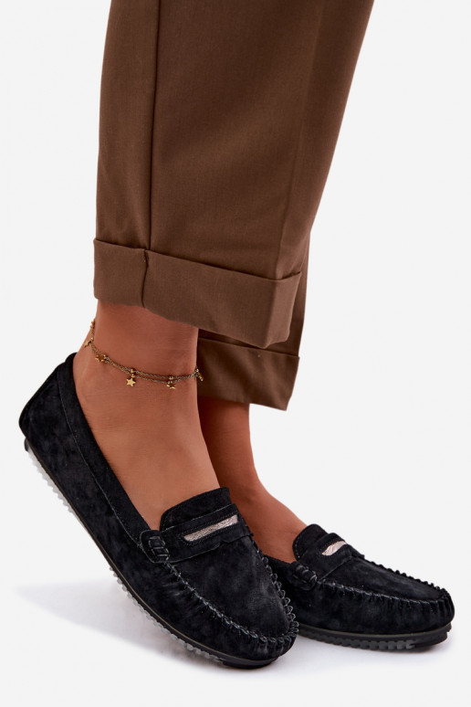 sileda tallaga naiste mokassiinidPealturalnego seemisnakhsedu S.Barski LR61-7029 msuud