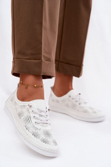 Pealhk Ažuurne jalatsid Pealiste omad S.Barski LR61-7083 valget värvi