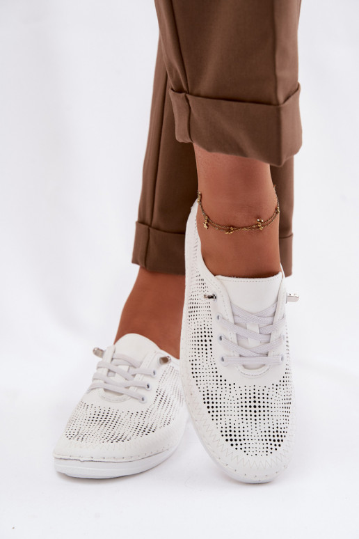 Pealhk Ažuurne jalatsid Pealiste omad S.Barski LR61-7083 valget värvi