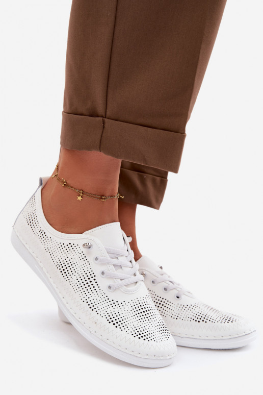 Pealhk Ažuurne jalatsid Pealiste omad S.Barski LR61-7083 valget värvi