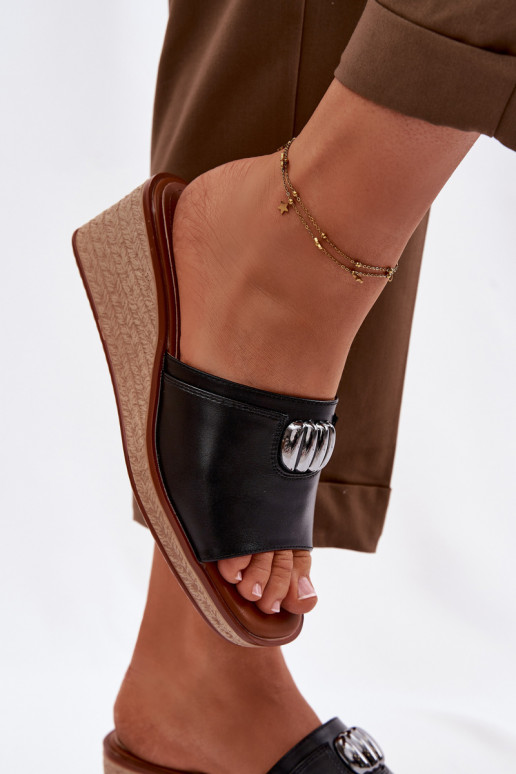 naiste plätud platvormigaImitacją Plecionki Sergio Leone KL325 msuud