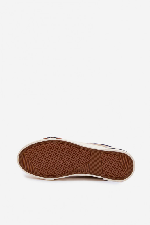 Spordijalatsid Tavalised meeste jalanõud Slip On Lee Cooper LCIN-26-02-4089 beeži värvi