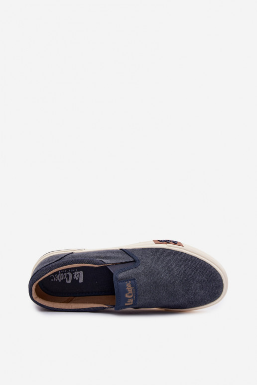 Spordijalatsid Tavalised meeste jalanõud Slip On Lee Cooper LCIN-26-02-4088 tumesinist värvi