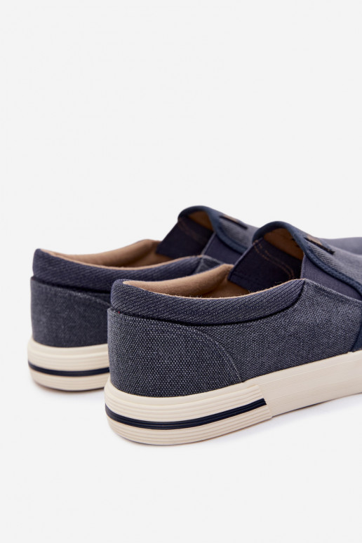 Spordijalatsid Tavalised meeste jalanõud Slip On Lee Cooper LCIN-26-02-4088 tumesinist värvi