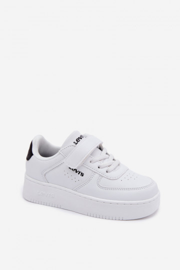 Laste spordijalatsid LEVI'S NEIN UNION BOLD VUNB0001S kleepuvate kinnitustega valged