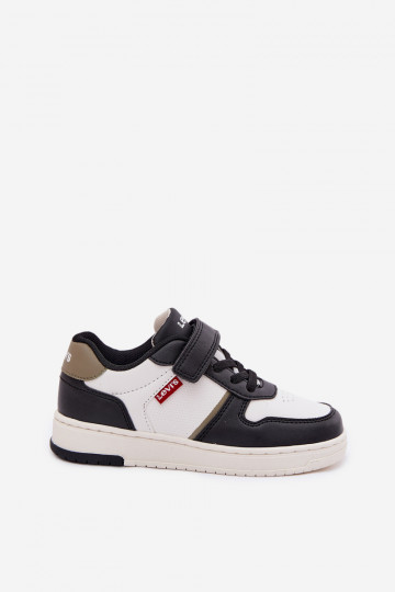 Laste spordijalatsid LEVI'S KICK SE VIRV0152S kleepuvate kinnitustega valge-must 2